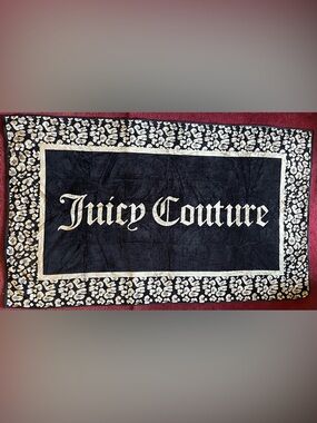 Juicy Couture Elegant Luxurious Soft Beach Towel